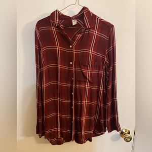 Old Navy Plaid Button Down